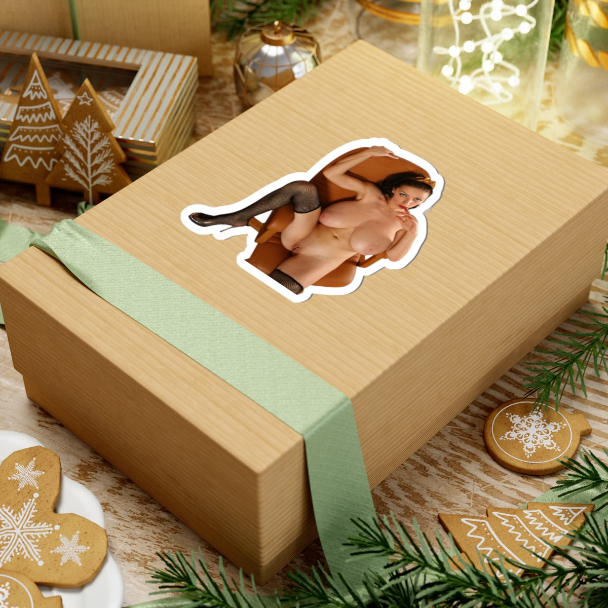 Naked Model Sticker Sexy Girl Big Tits Stickers
