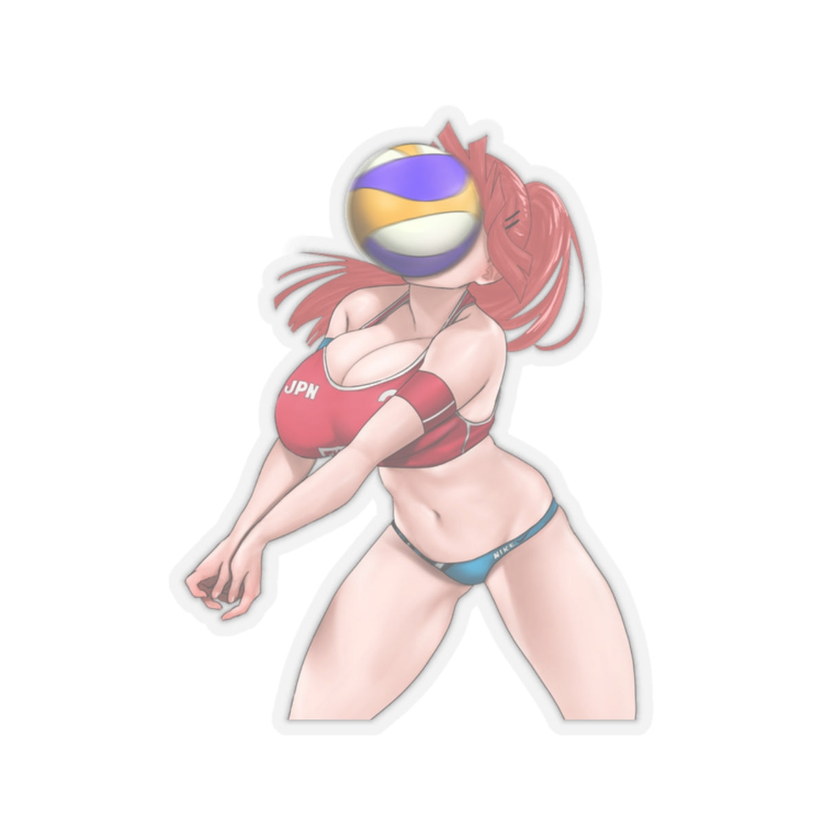 Volleyball Player,Funny Stickers,Meme Stickers,Anime Stickers,Game Stickers,Sport Stickers,Ball Stickers,Japan Stickers,E82