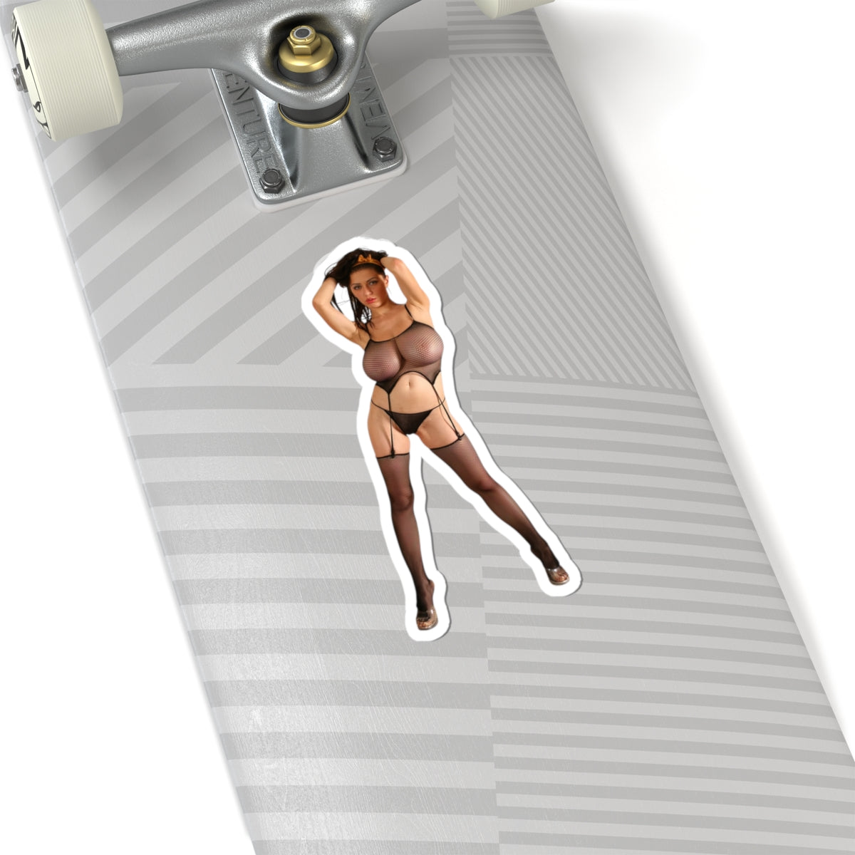 Big Tits Girl Pinup Sticker Sexy Women Boobs Adult Mature Decal