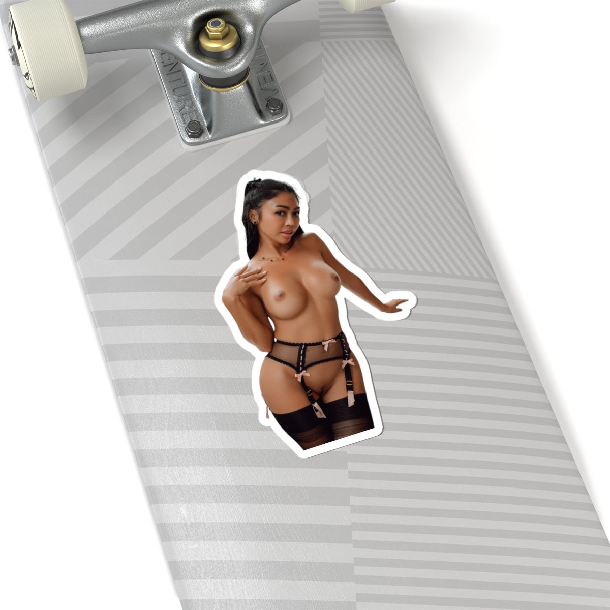 Pinup Stickers Sexy Naked Asian Girl Sticker