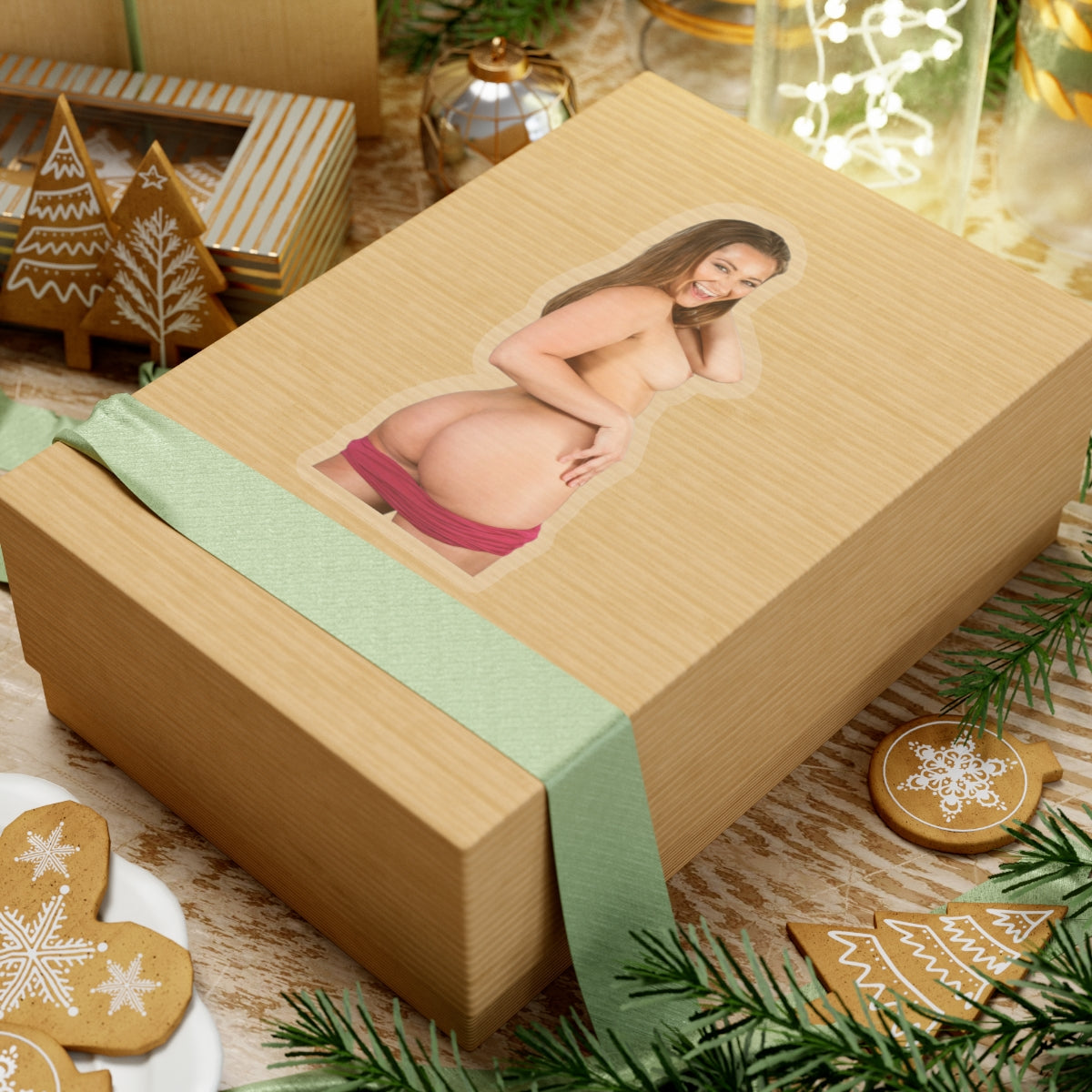 Naked Ass Girl Sticker