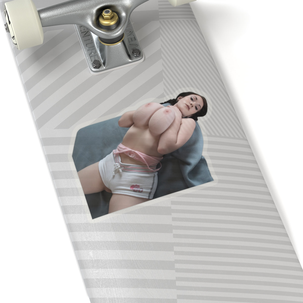 Sexy Glamour Girl Big Bust Model Sticker Cool Vinyl Decal