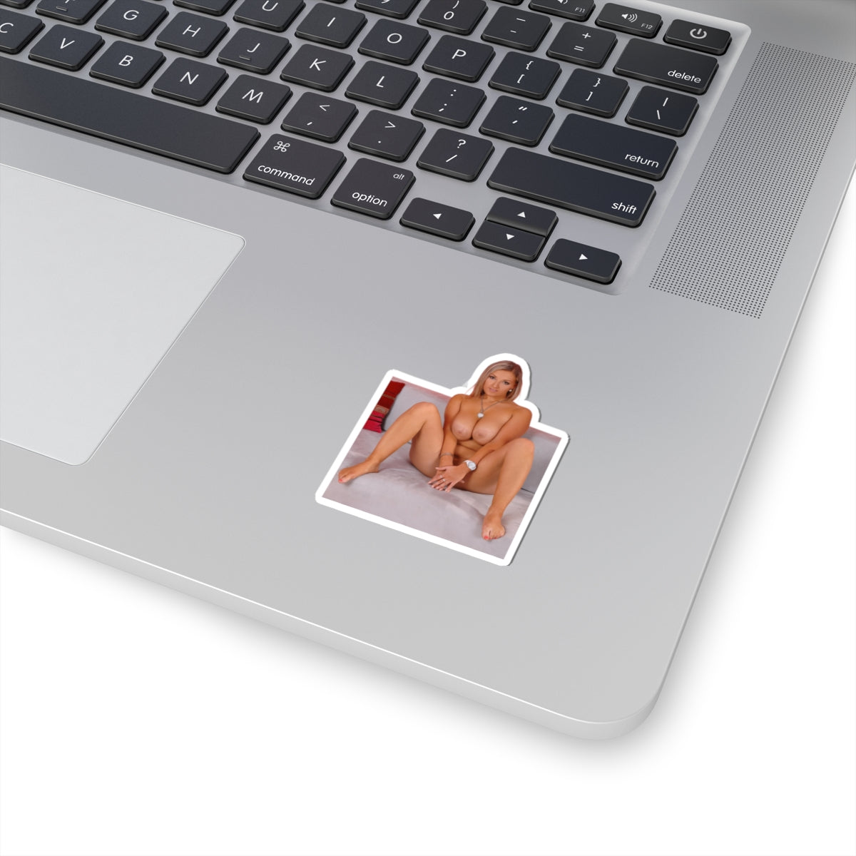 Naked Girl on the Couch Sticker