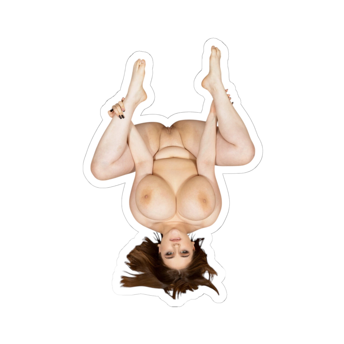 Big Breast Naked Model Sticker