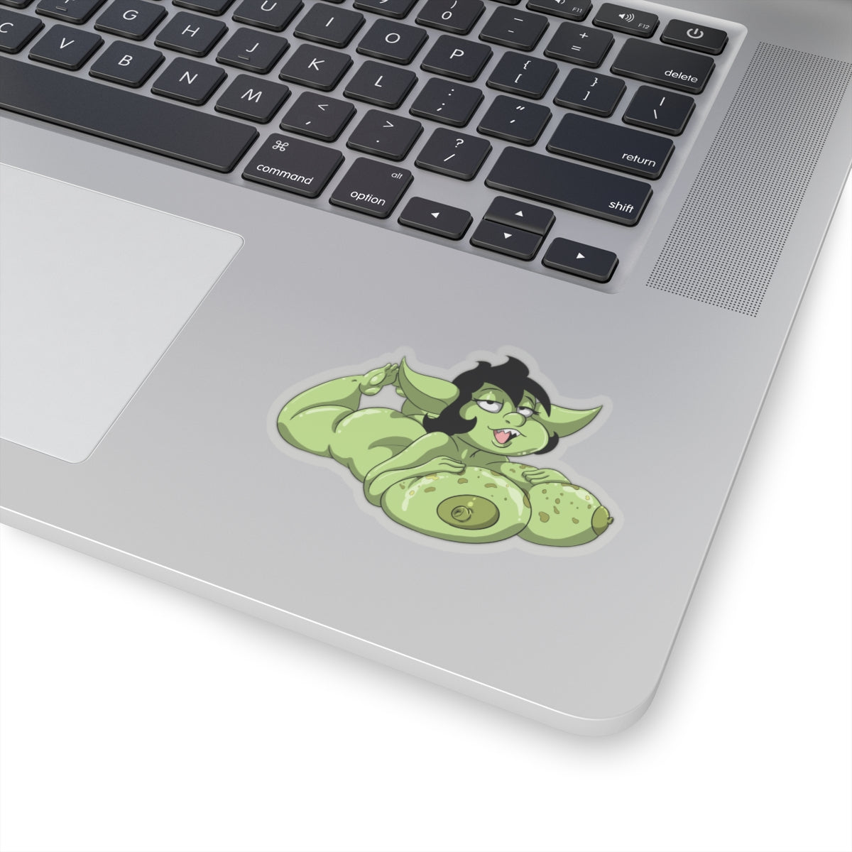 Anime Fantasy Goblin Pin-Up Sticker – Adult Lewd Decal