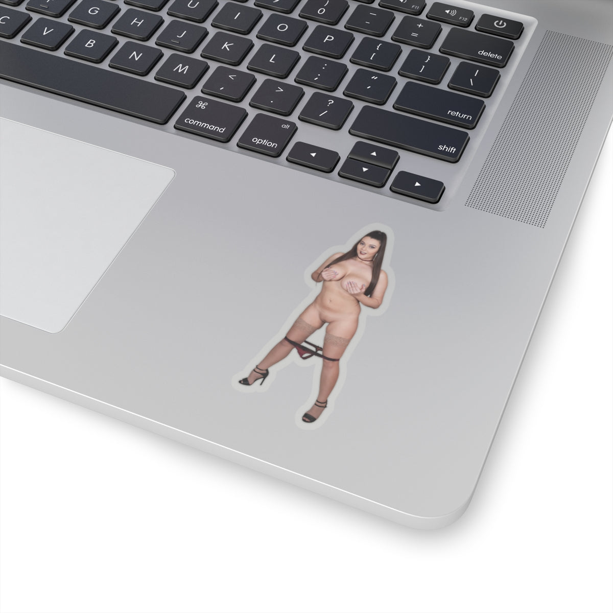 Naked Busty Girl Sticker – Sexy Female Design