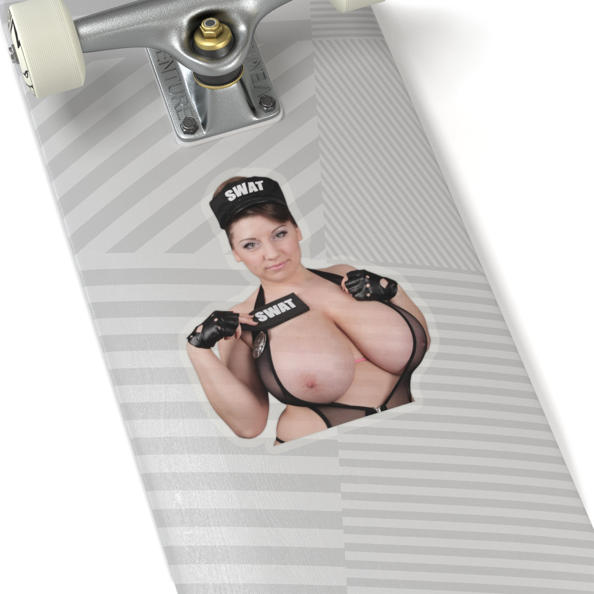 SWAT Sticker Sexy Big Boobs Model