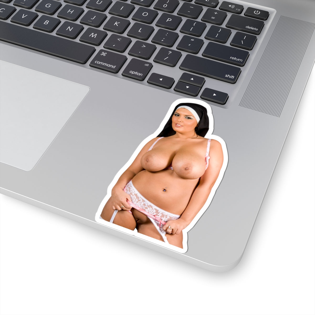 Nude Nun Sticker