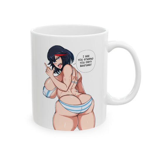 Funny Anime Mug,Anime Mugs,Manga Mugs,Sexy Girl Mug,Lewd Anime Mug,Ecchi Anime,White or Black 11oz or 15oz Mugs,M11A