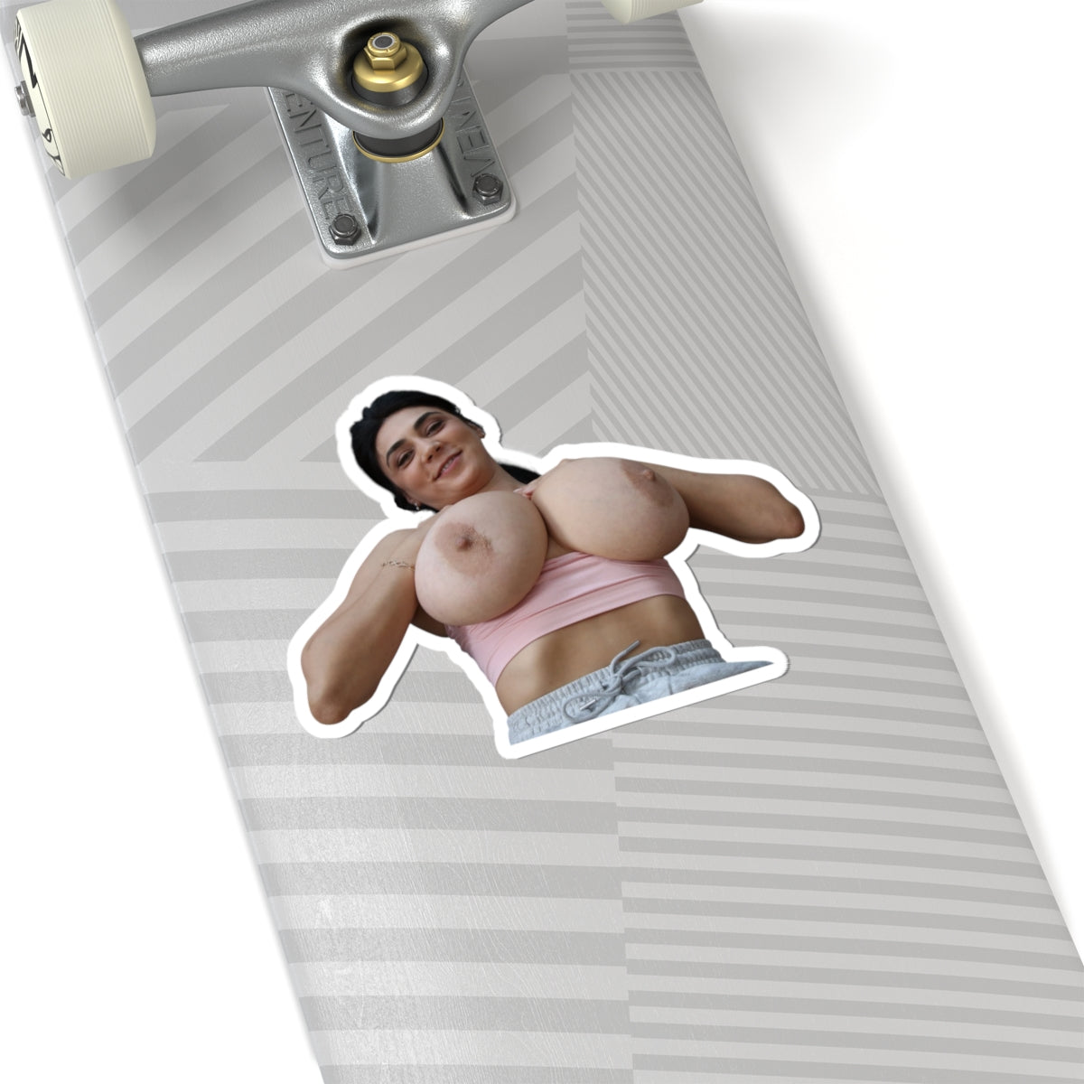 curvy workout girl stickers big boobs sticker