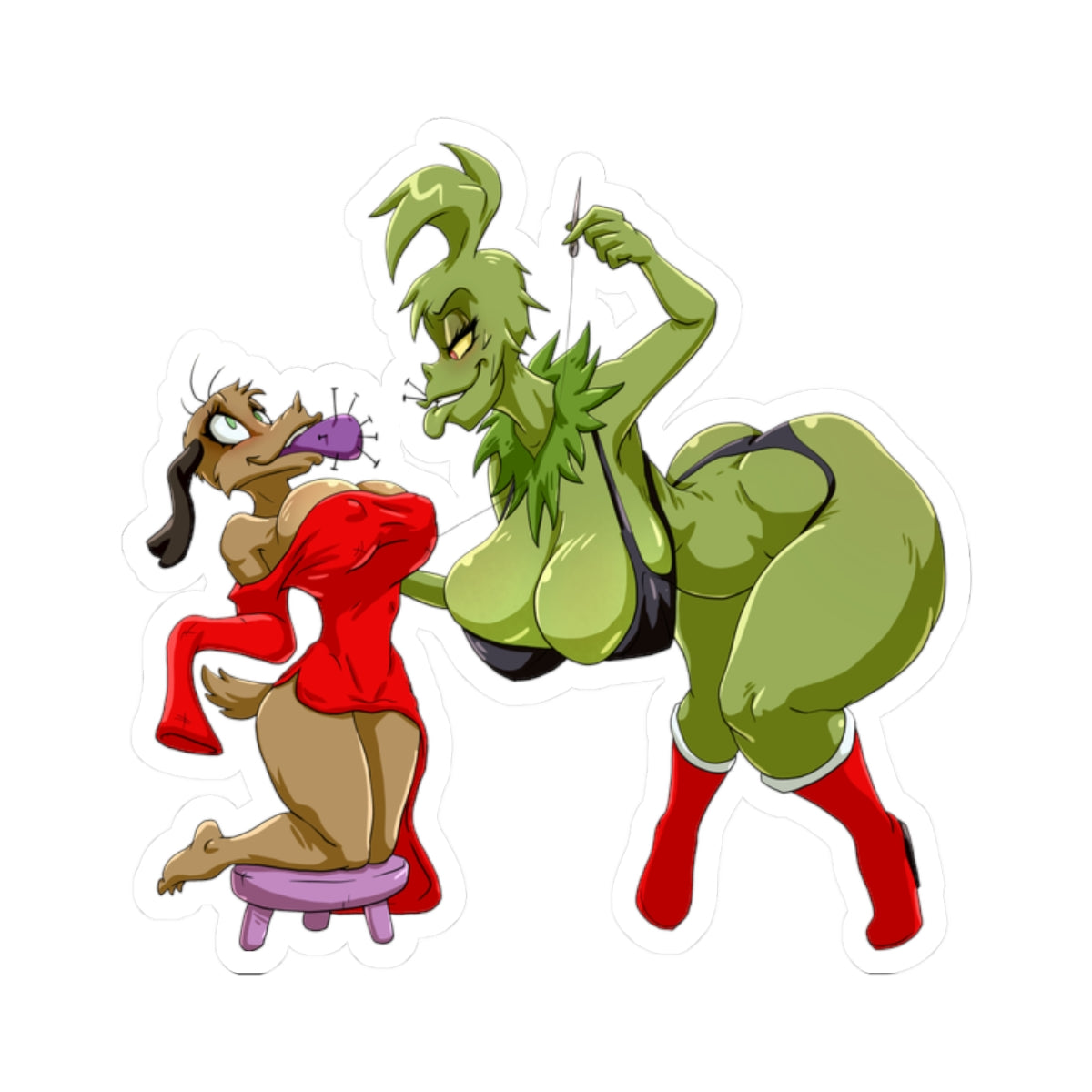 Cartoon Funny Sticker Parody Meme Stickers