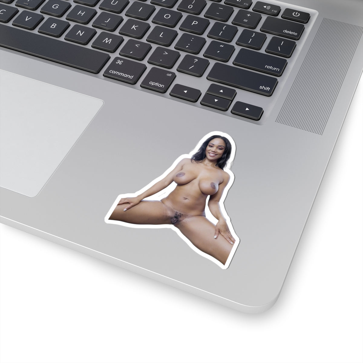 Black Girl Naked Boobs Sticker
