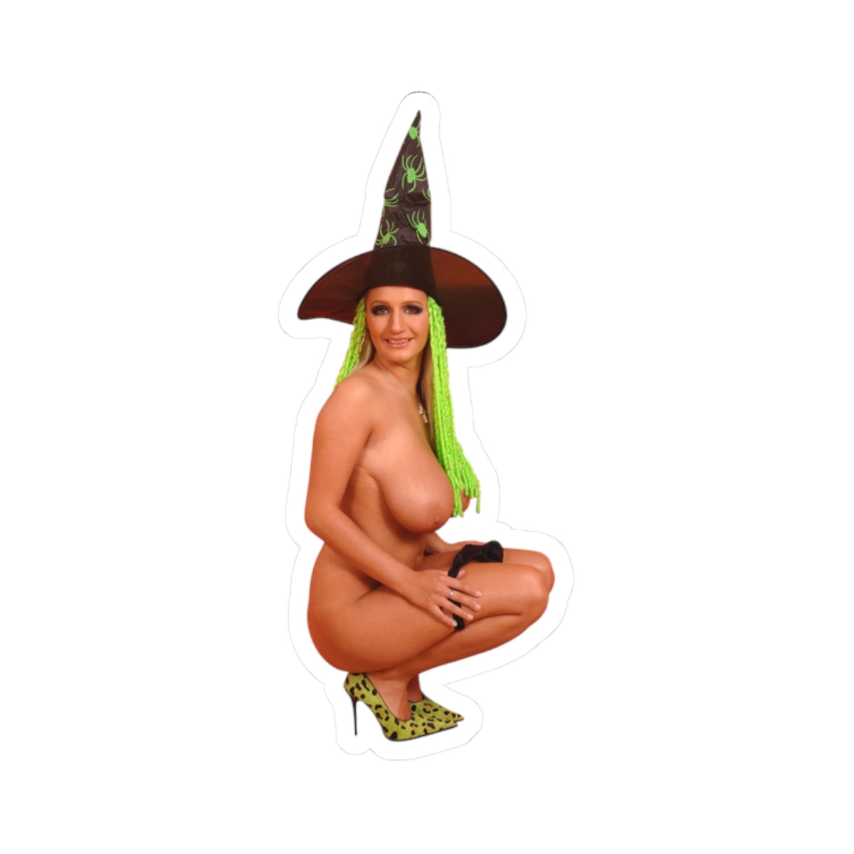 Halloween Horror Sticker Naked Girl Stickers Big Tits Women Decals
