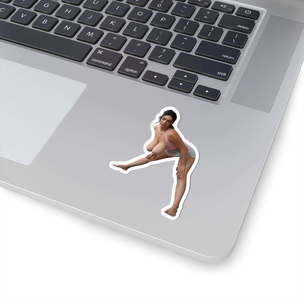 curvy gym woman stickers