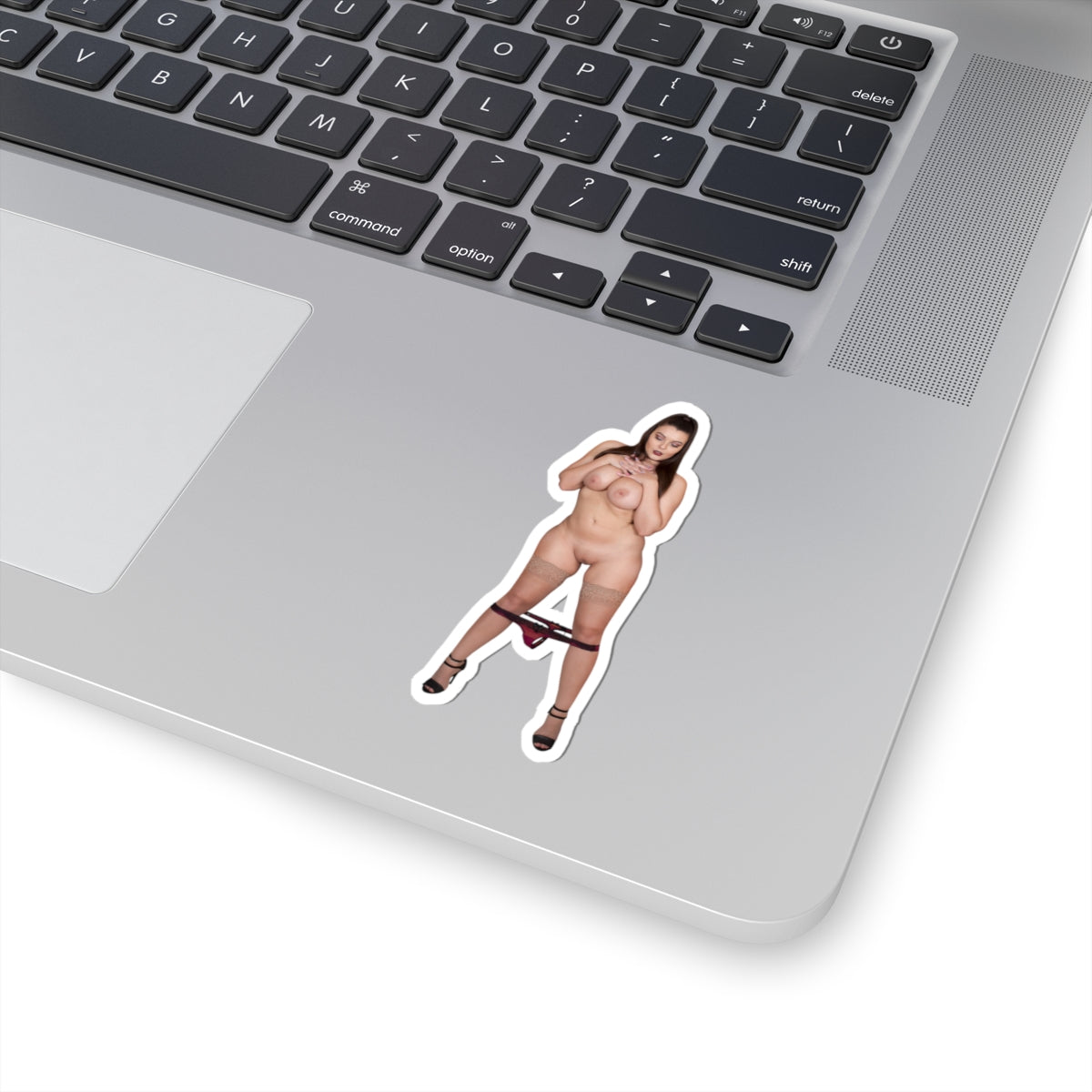 Hot Curvy Nude Woman – Adult Vinyl Sticker