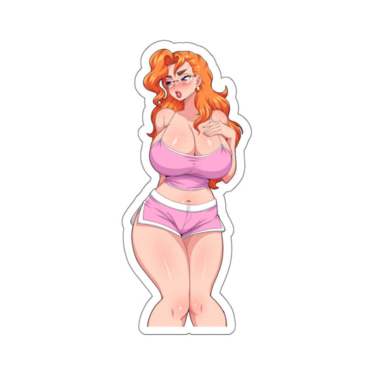 Hot Sexy Anime Girl Lewd Manga Cartoon Women Vinyl Sticker Huge Big Large Stickers E449