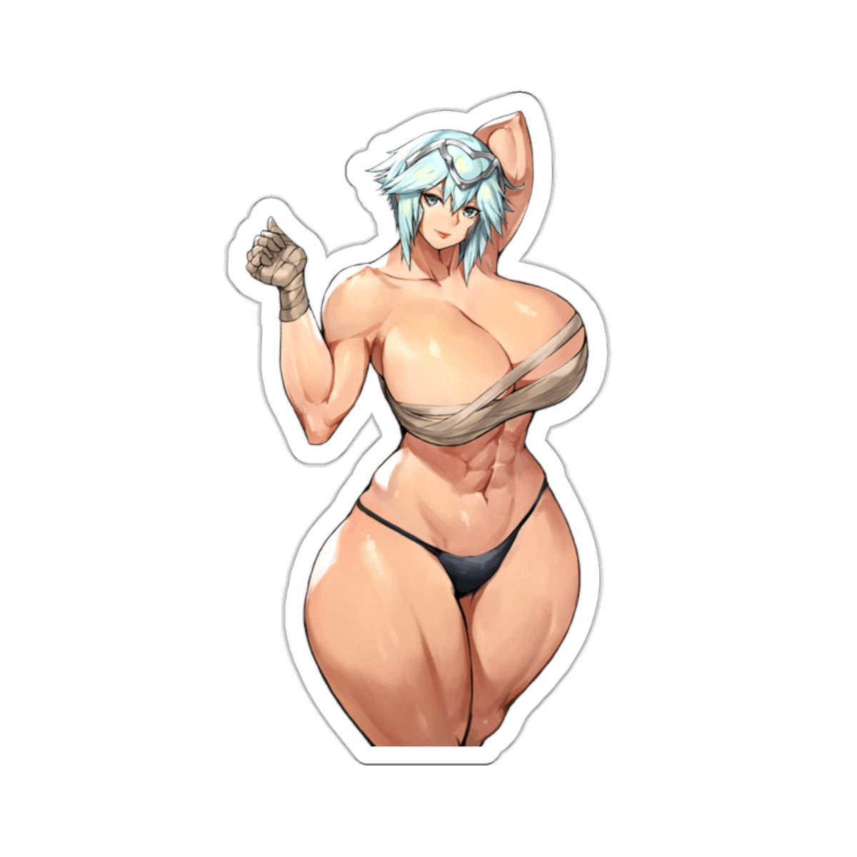 Lewd Stickers Kawaii Japanase Girl Busty Cute Kawaii Ecchi Stickers E765