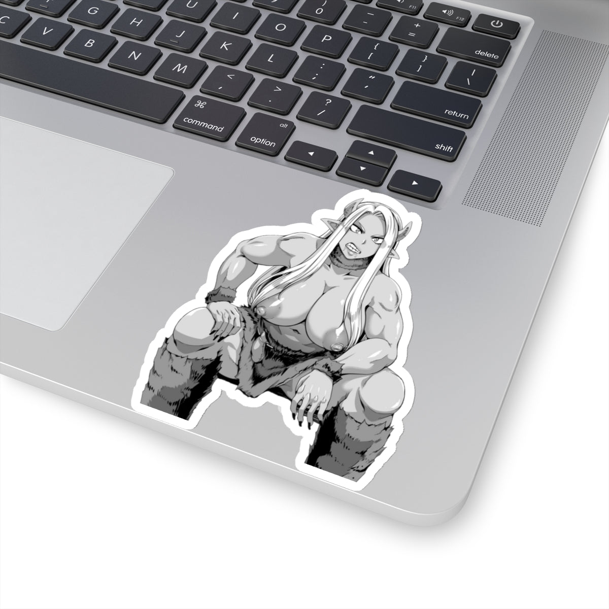 Orc Sticker Anime Girl Stickers White and Black Design Lewd Ecchi Manga Cartoon Vinyl Large Big Stickers E531