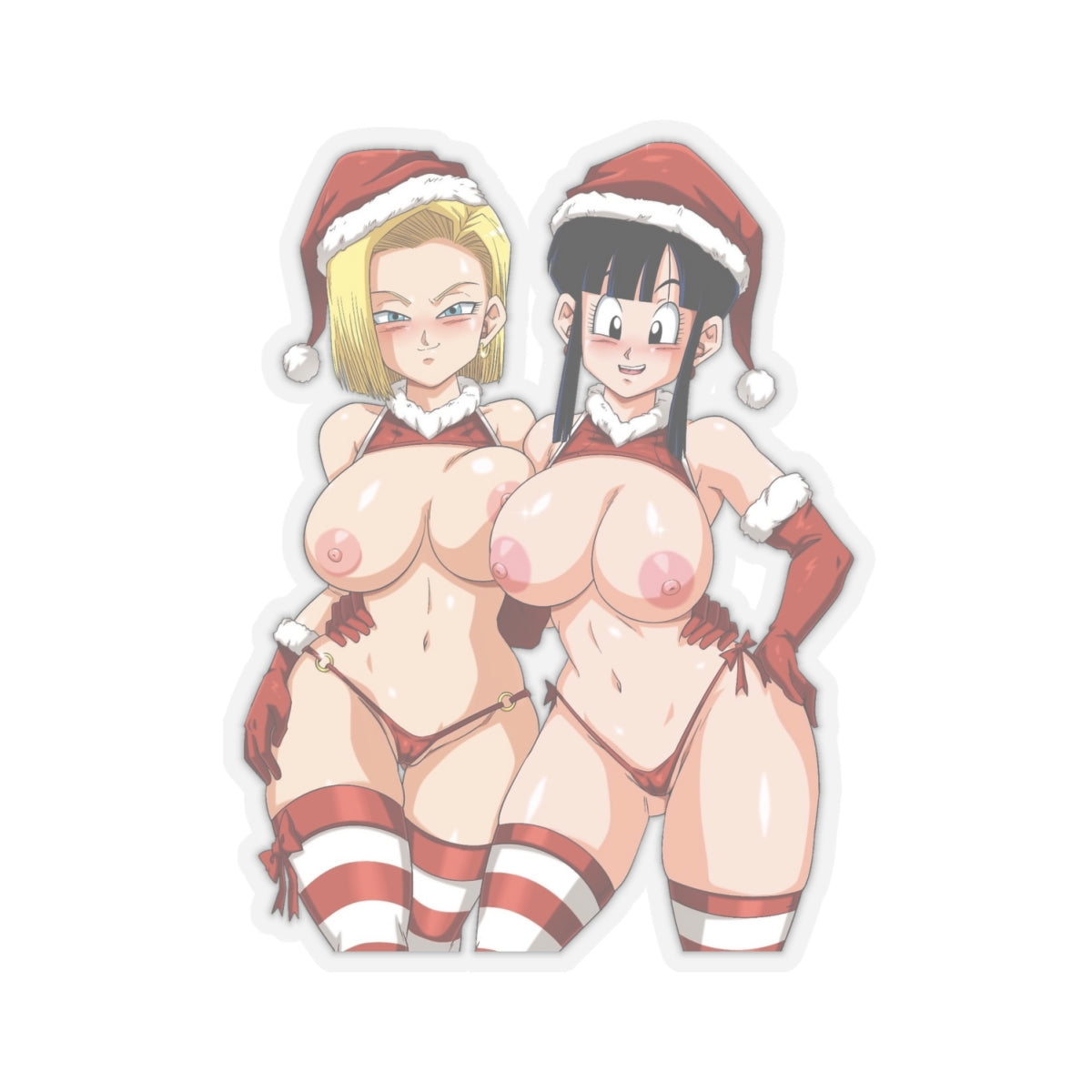 X-Mas Sticker Anime Girls Stickers E1084