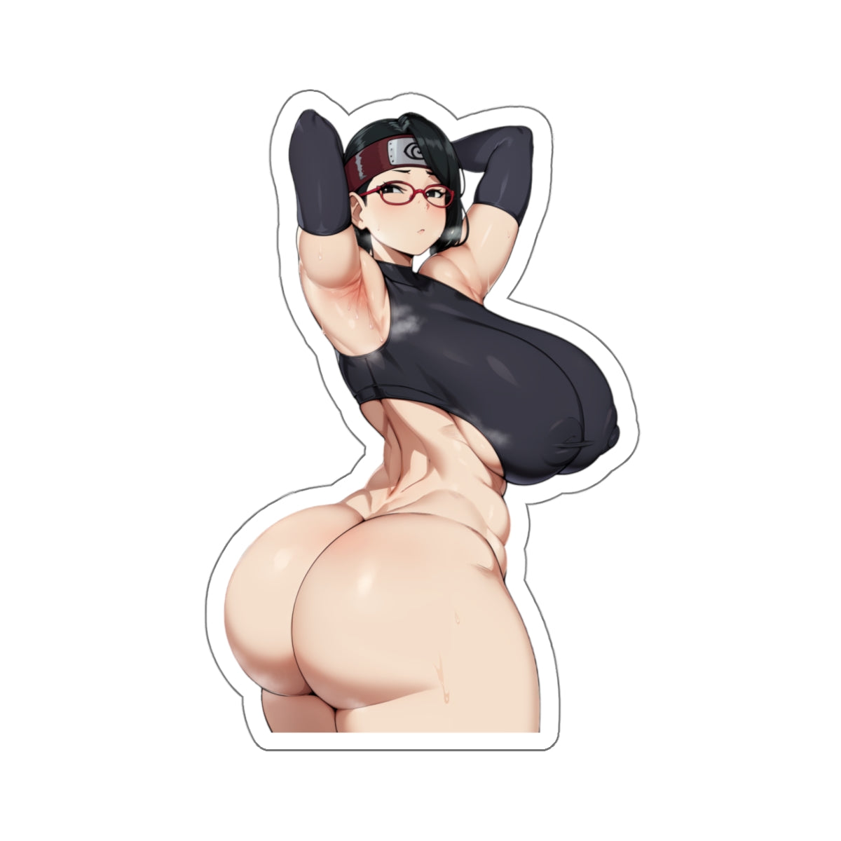 Sarad Anime Girl Sticker Lewd Anime Stickers Ecchi Stickers Cartoon Decals Funny Sticker Thick Women E810