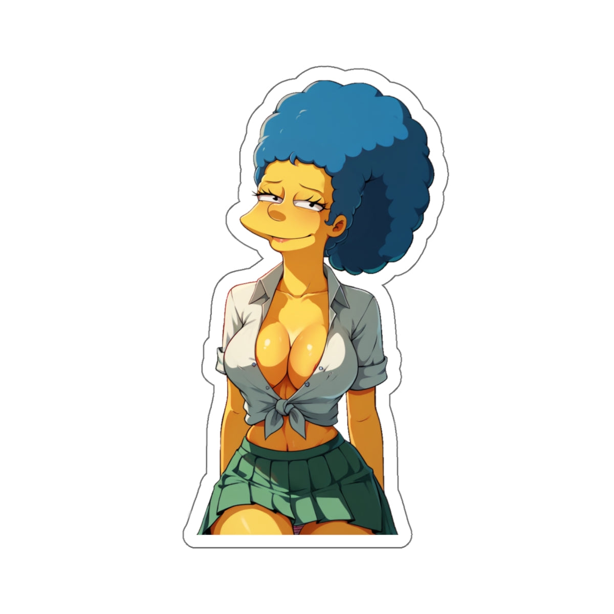 Popular Cartoon Female Character Sticker Cartoons Anime Stickers Funny Girl Women Ecchi Decals E869