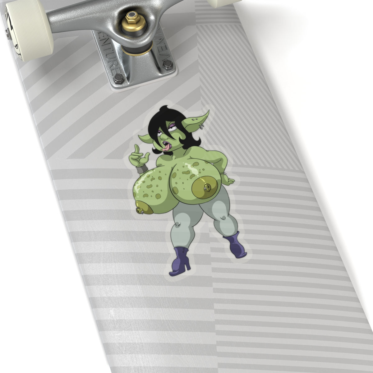 Ecchi Goblin Girl Naked Anime Sticker – NSFW Otaku Art