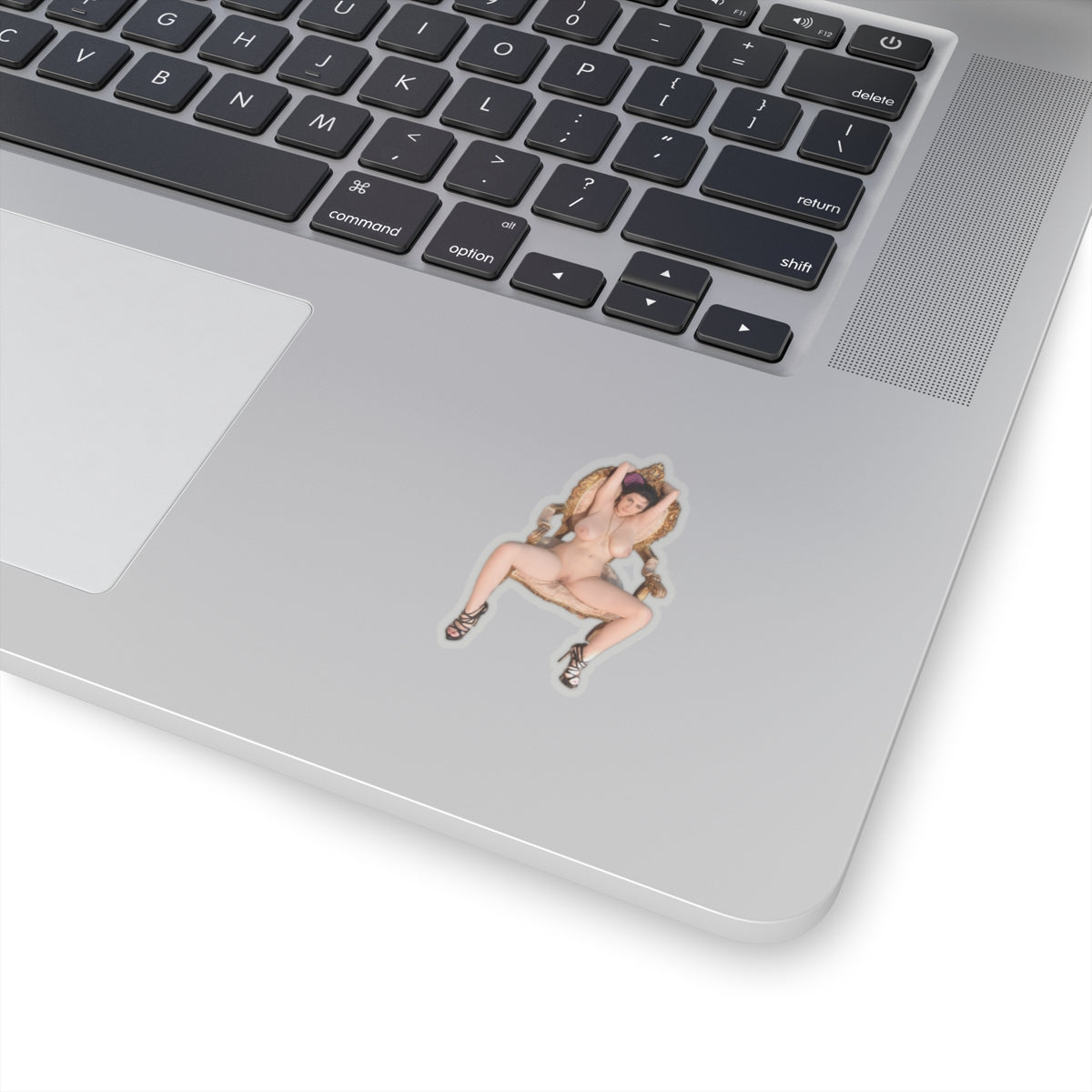Nude Girl on the Chair Sticker