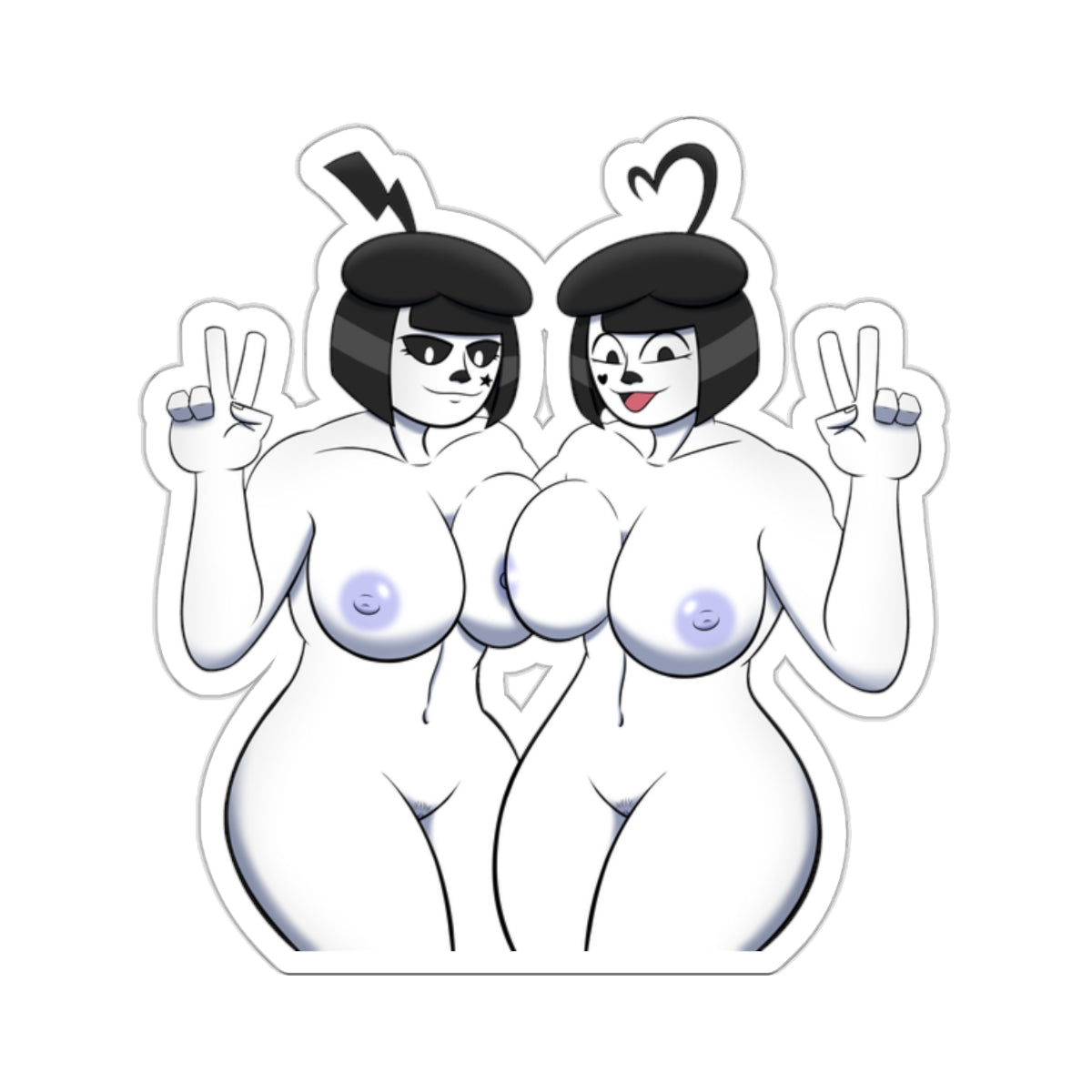 Adult Cartoon Sticker Erotic Stickers Anime Hentai Girls Funny Lewd Big Boobs Women Vinyl Stickers for Laptop,Bumper,Skateboard,Water Bottles,Computer,Phone,E589