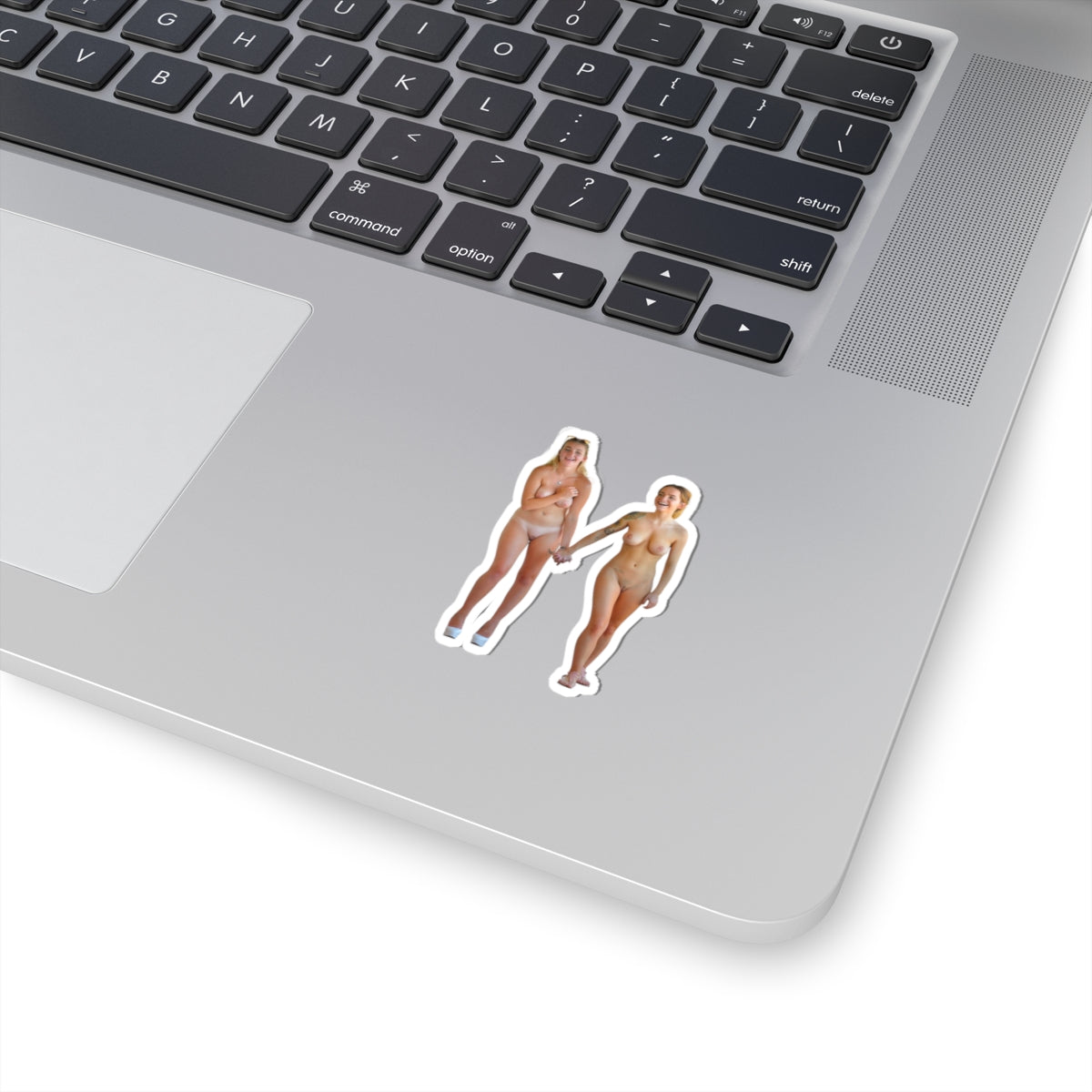 Two Naked Sexy Girls Sticker