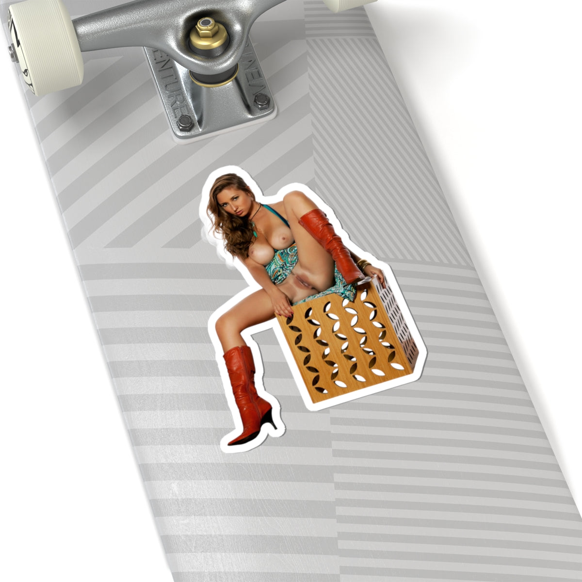 Classic Nude Girl Sticker Vintage Retro Art Decal