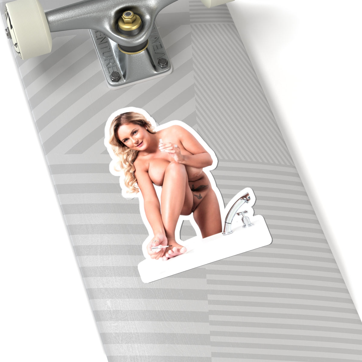 Beautiful Blond Girl Stickers Nude Women Stickers