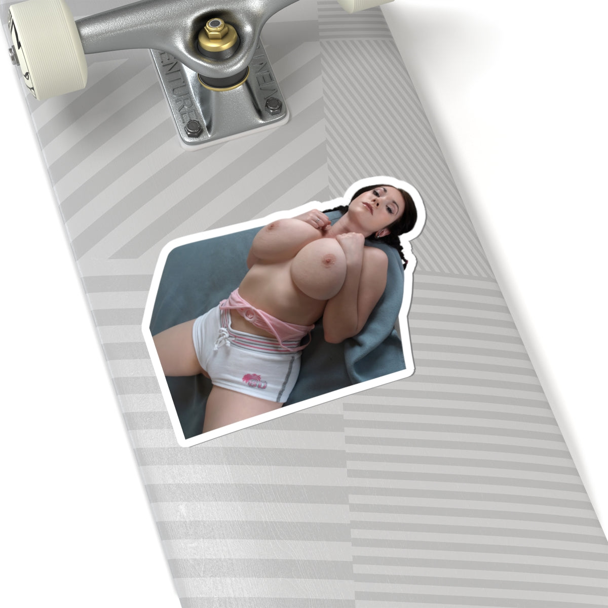 Sexy Beauty Pinup Beauty Big Bust Sticker Cool Laptop Decal