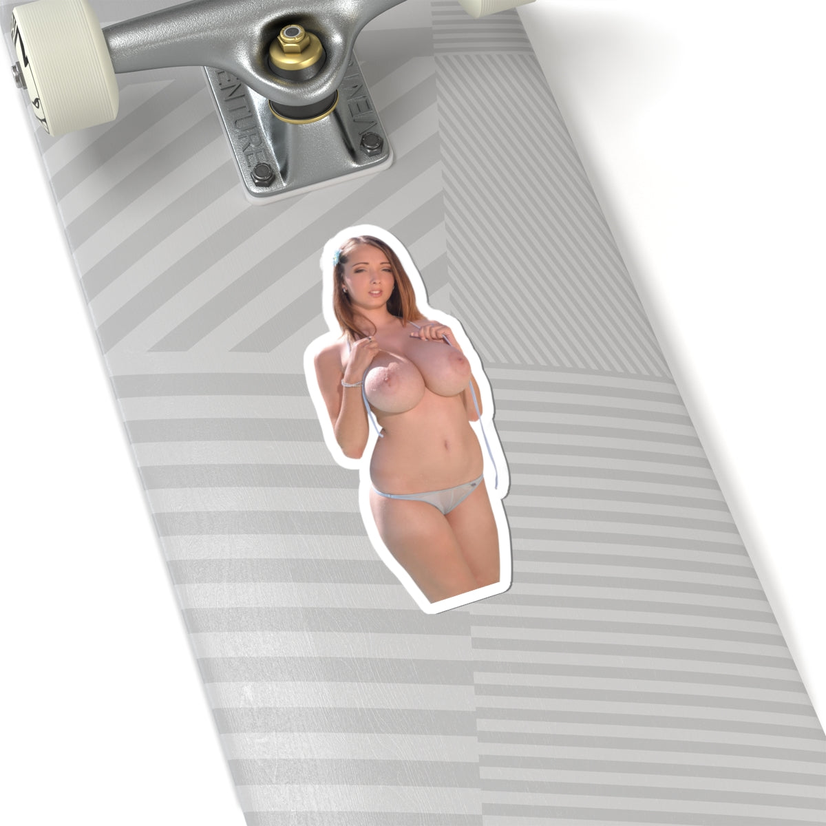 Big Boobs Sexy Pinup Model Sticker