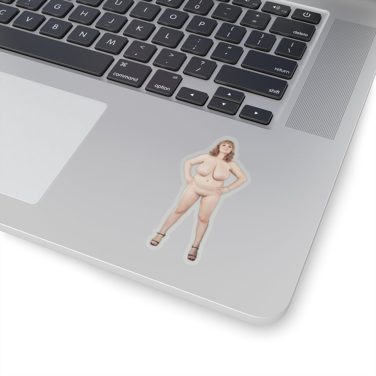 Big Boobs Thicc Curvy Naked Girl Sticker