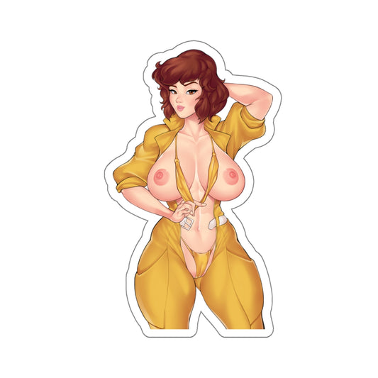 April Cartoon Sticker Animation Characters Comedy Colorful Toon Hot Sexy Girl Naked Uncensored Hentai Stickers E491