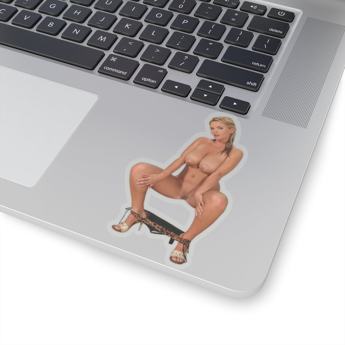 Blonde Sexy Naked Girl Ass Tits Sticker