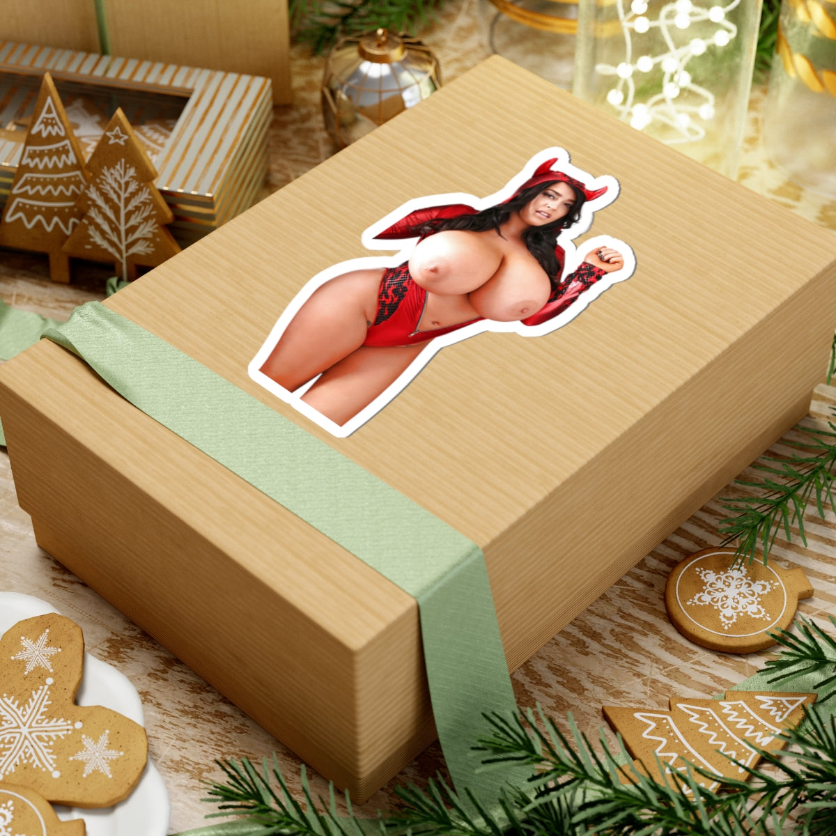 Sexy Big Tits Women Sticker