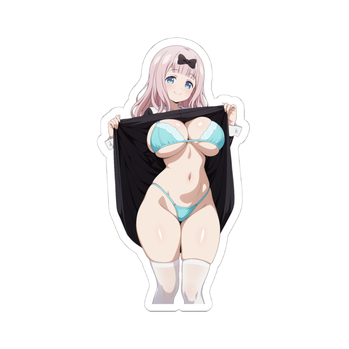 Cute Anime Girl Sticker Pack – Waterproof Vinyl Decals for Laptop, Water Bottle, Skateboard, Car, Phone – Aesthetic Manga & Kawaii Cartoon Stickers for Adults & Teens E1365