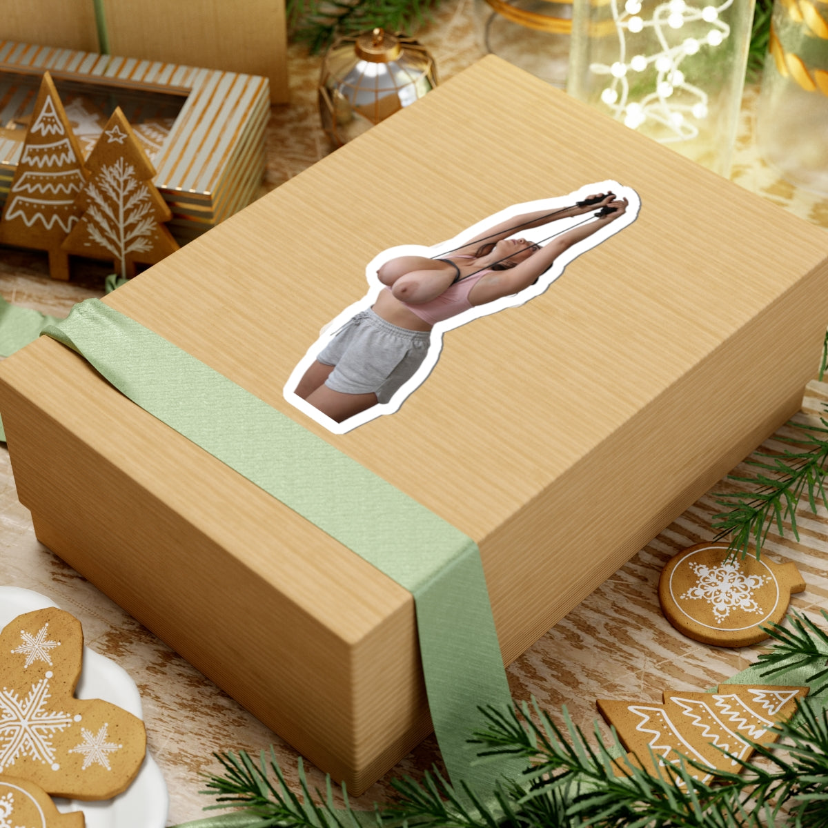 sexy fitness girl stickers