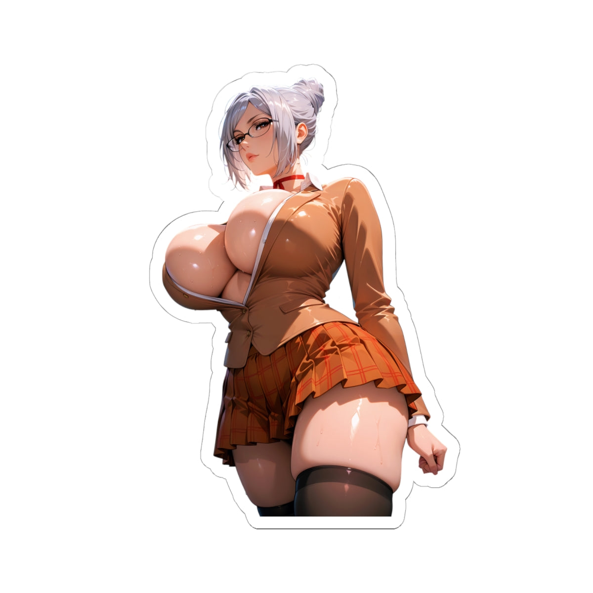 Meiko Shiraki prison school big boobs anime girl stickers