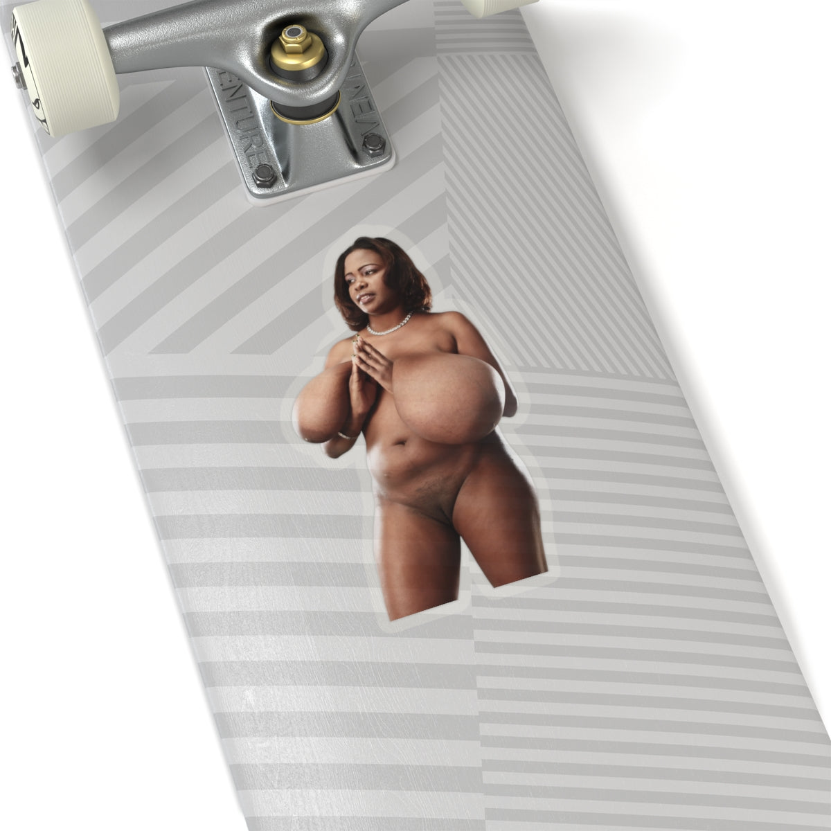 Sexy Ebony Big Tits Girl Sticker Black Women Stickers