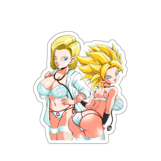 Ecchi Anime Girls Sticker Cute Kawaii Transparent Stickers Vinyl Stickers Big Sticker E68