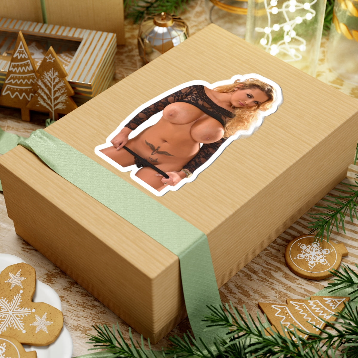 Huge Tits Girl Stickers