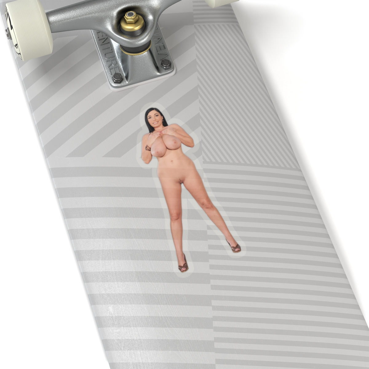 Curvy Pinup Girl Vinyl Sticker Adult Decal Glamour Model Artwork