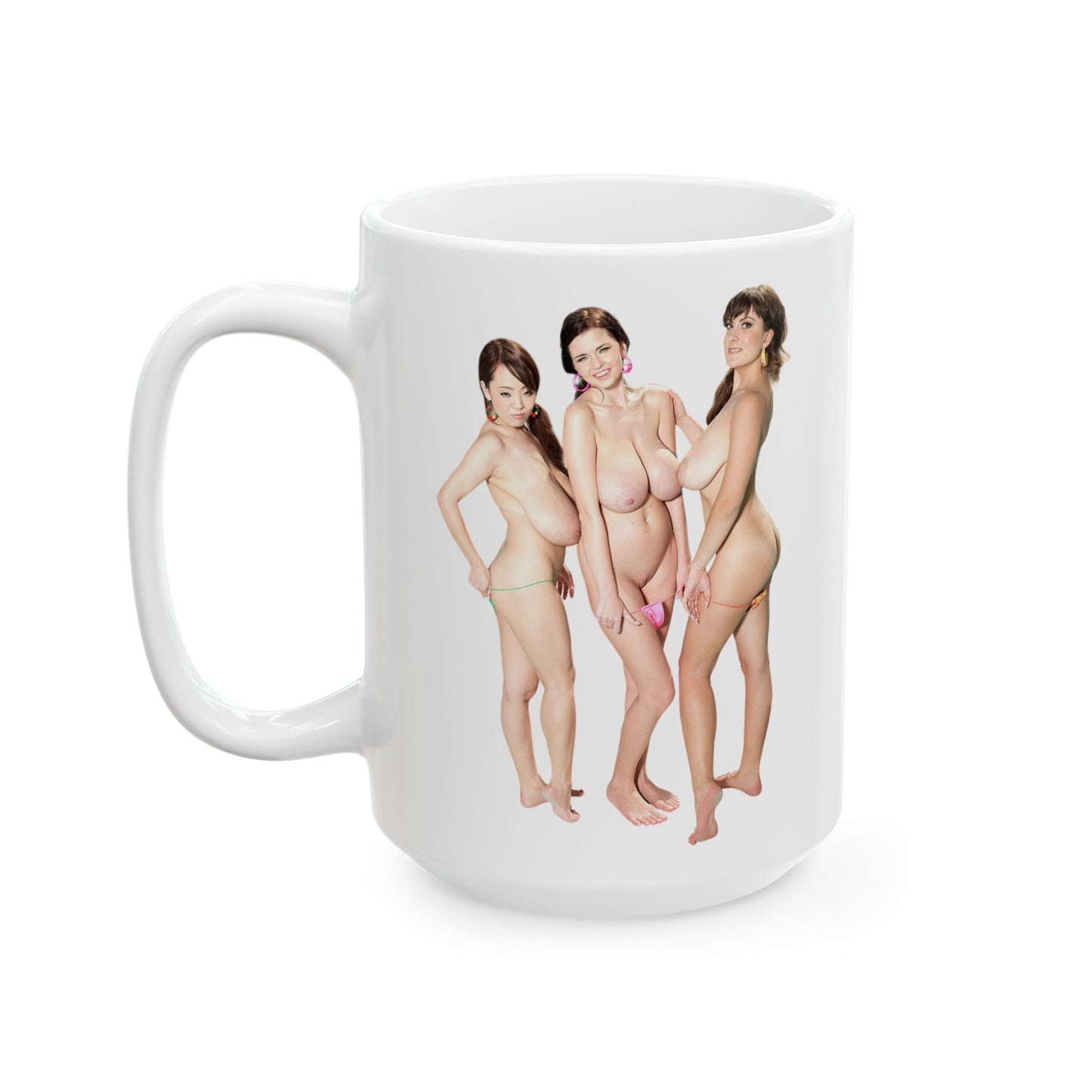 Big, Tits, Girls, Mugs, Adult, Uncensured, Sexy, Woemen, Nude, Naked, Pinup, Ceramic, Mug,(11oz, 15oz)