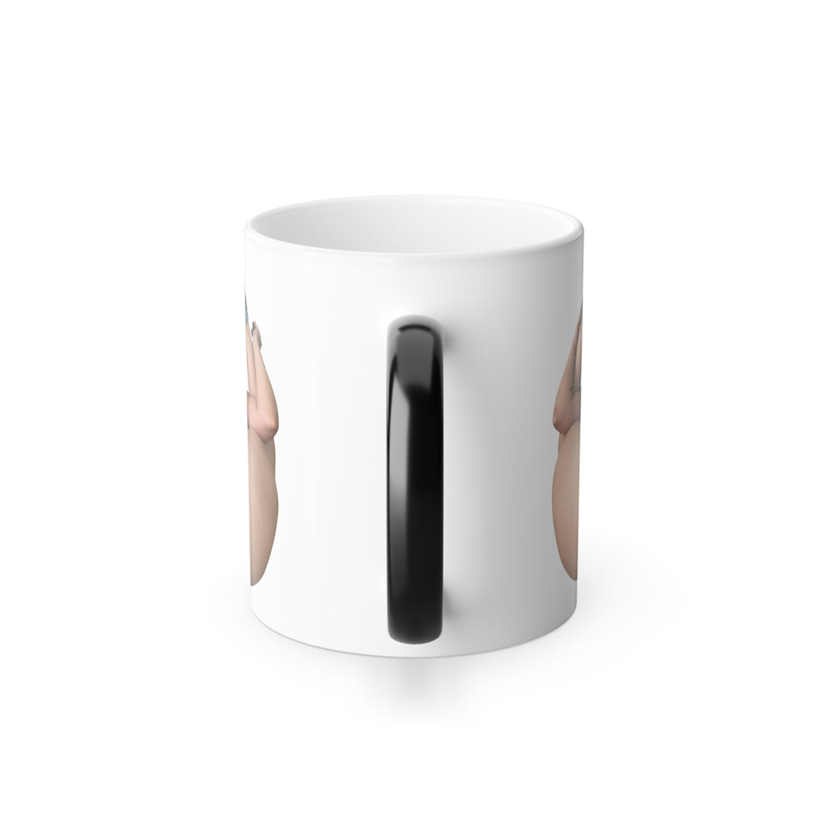 Nude Girl Coffee Cup 11oz Color Changing Mug Sexy Pinup Woman Uncensored Design