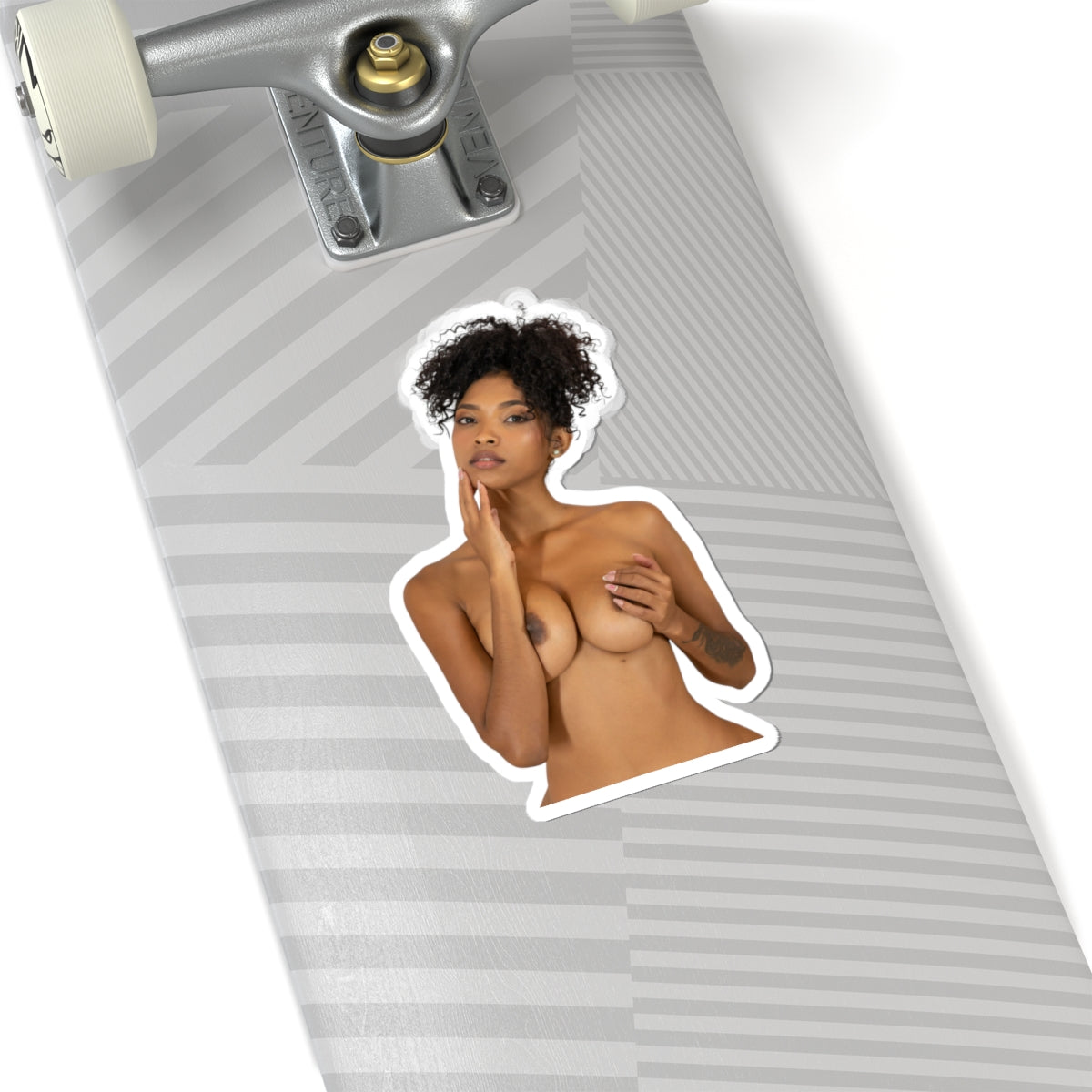 Black Women Naked Sticker
