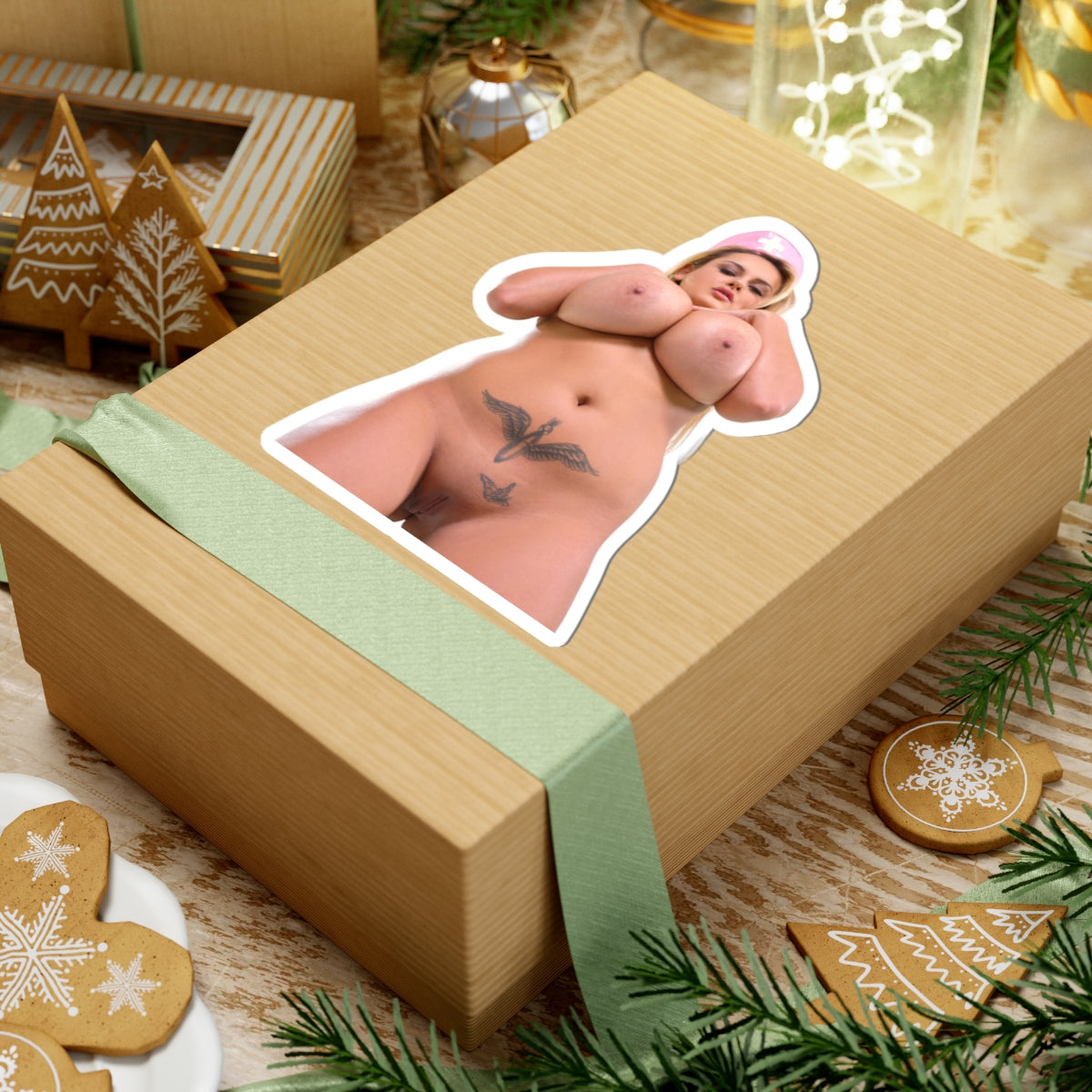 Big Tits Model Katie Thornton Nude Sticker