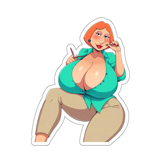 Big Boobs Cartoon Sticker Big Breast Women Stickers Popular Trendy Stickers E930