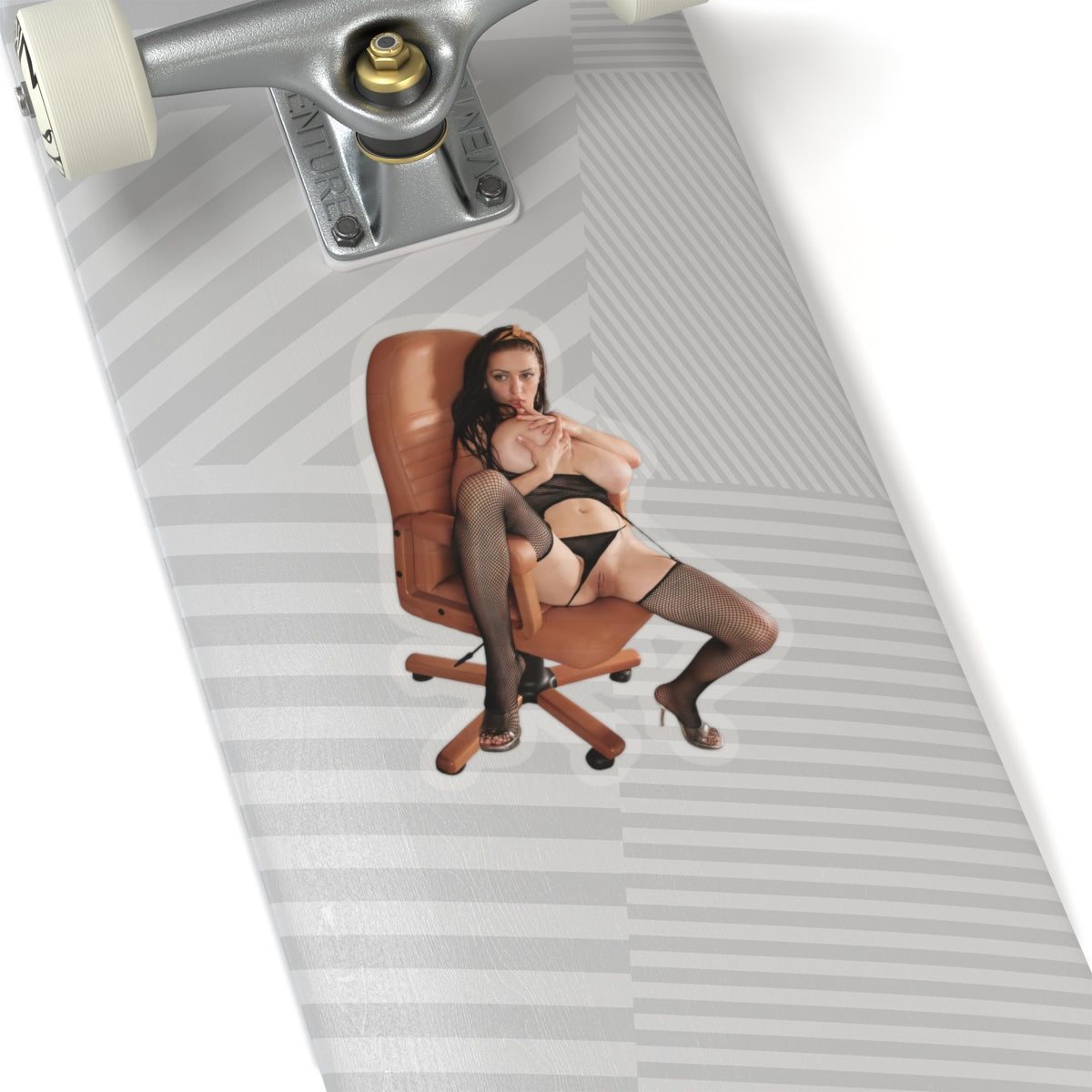 Sexy Pinup Girl Boobs Sticker Mature Women Decals Big Tits Artwork
